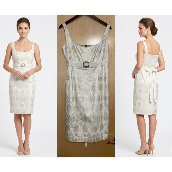 T Tahari Dresses & Skirts - T Tahari Golden Printed Cocktail Dress